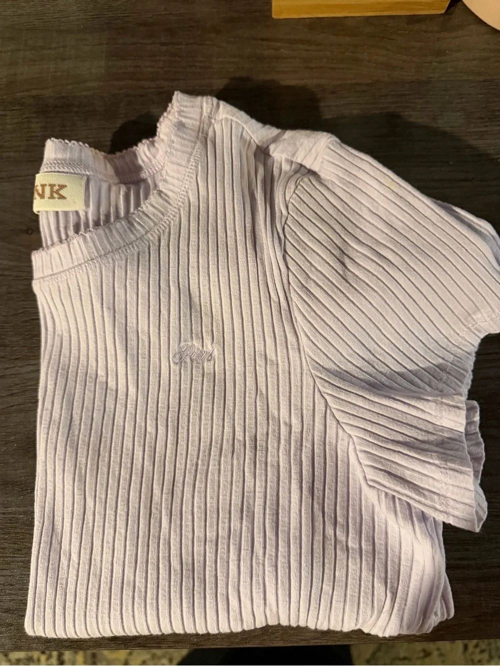 Lilac Ribbed Two-Piece Lounge Set - Picture 3 of 4